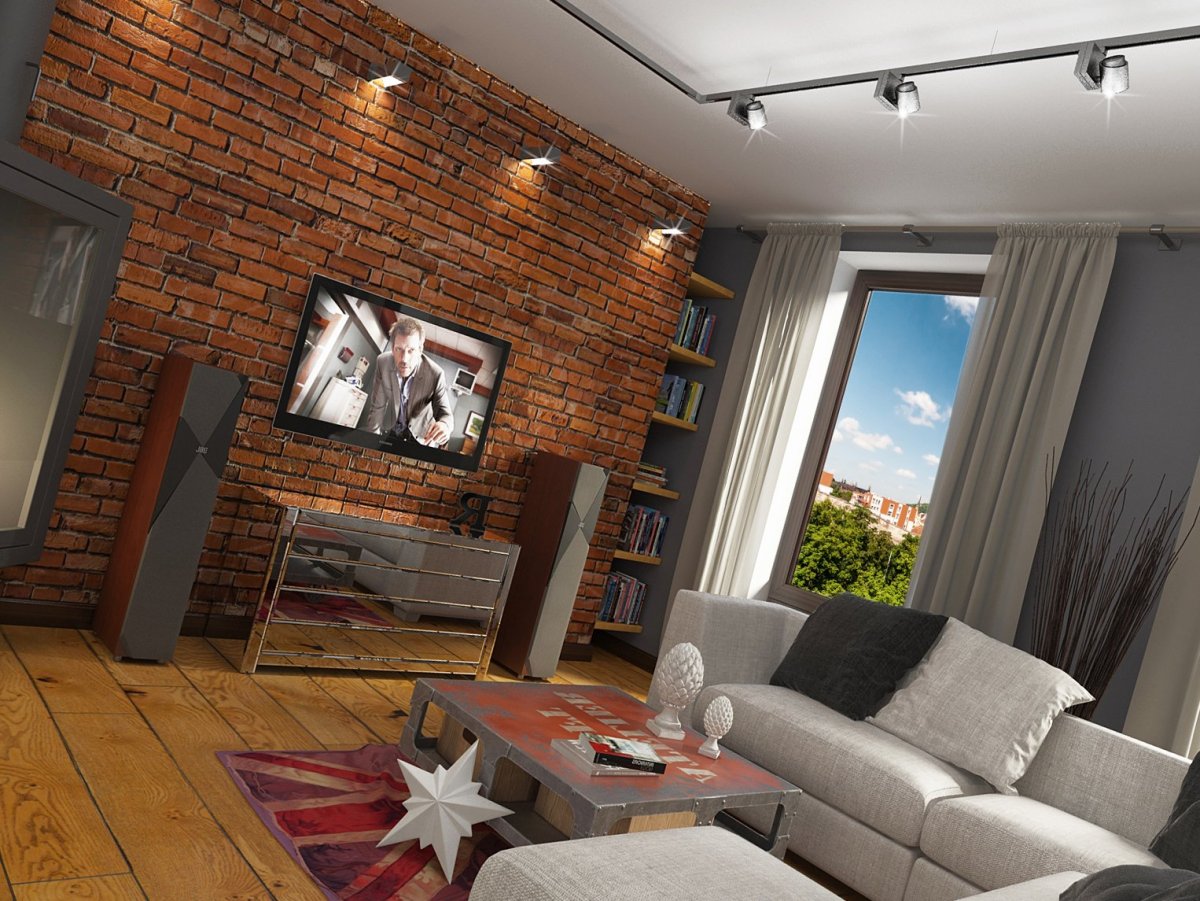 Потолок в стиле лофт