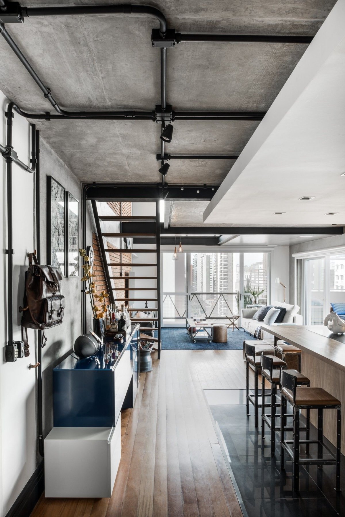 Потолок лофт