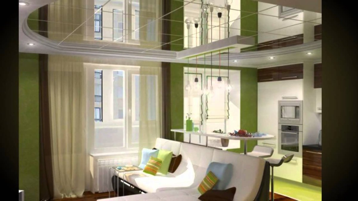 Стеклянный потолок с подсветкой