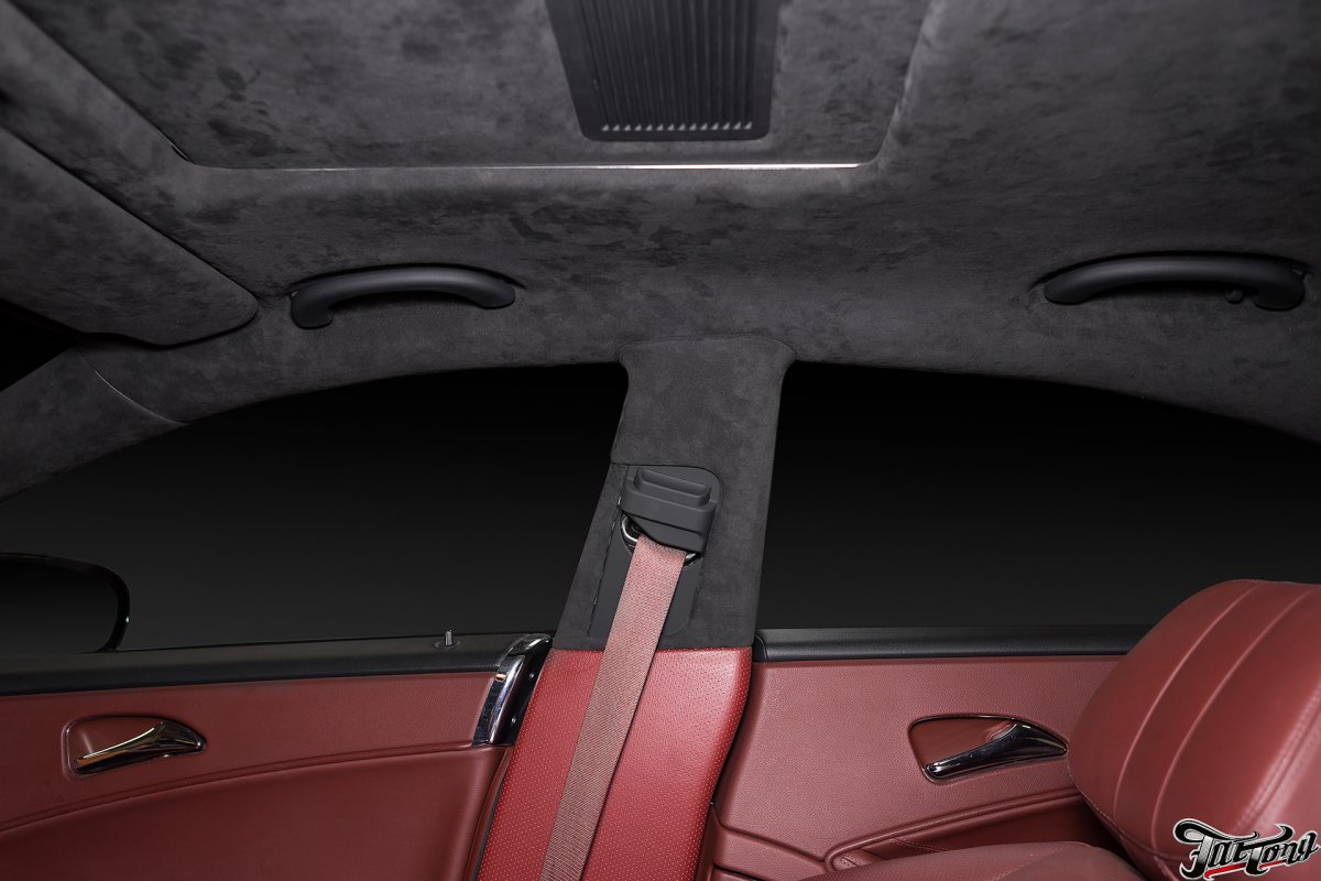 Потолок алькантара Мерседес e200