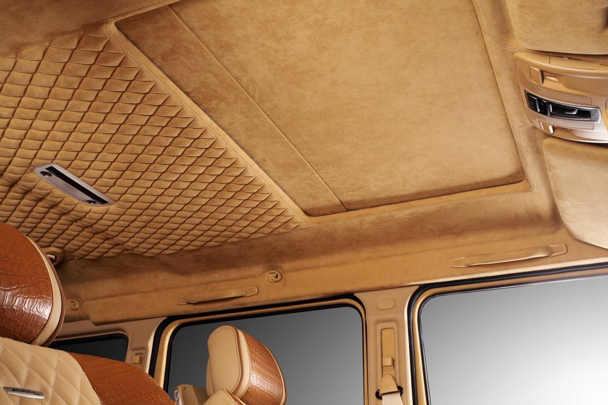 Accent салон алькантара