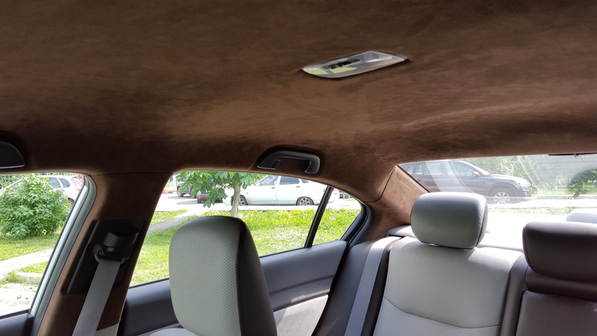 Mercedes-Benz GLE-klasse потолок алькантарой