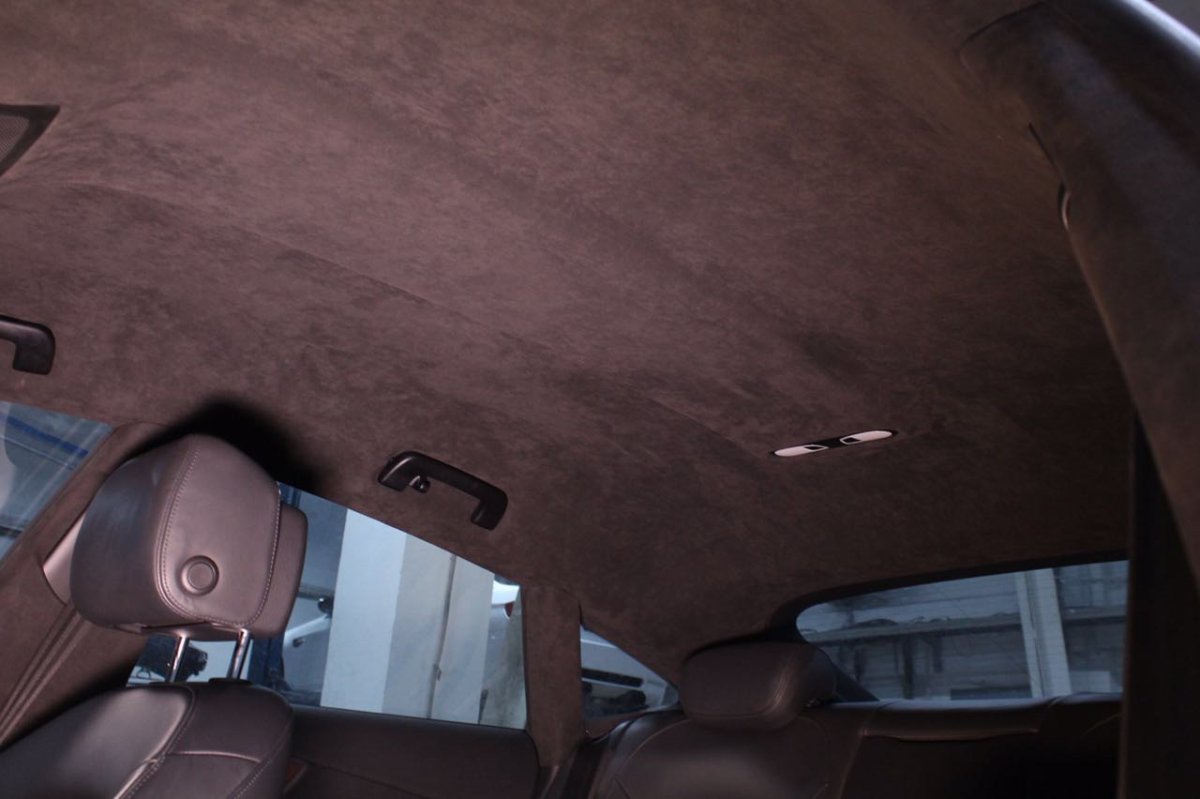 Audi a5 Sportback потолок алькантара