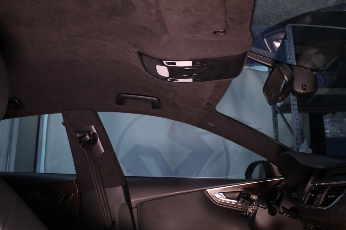 Потолок алькантара Рендж Ровер