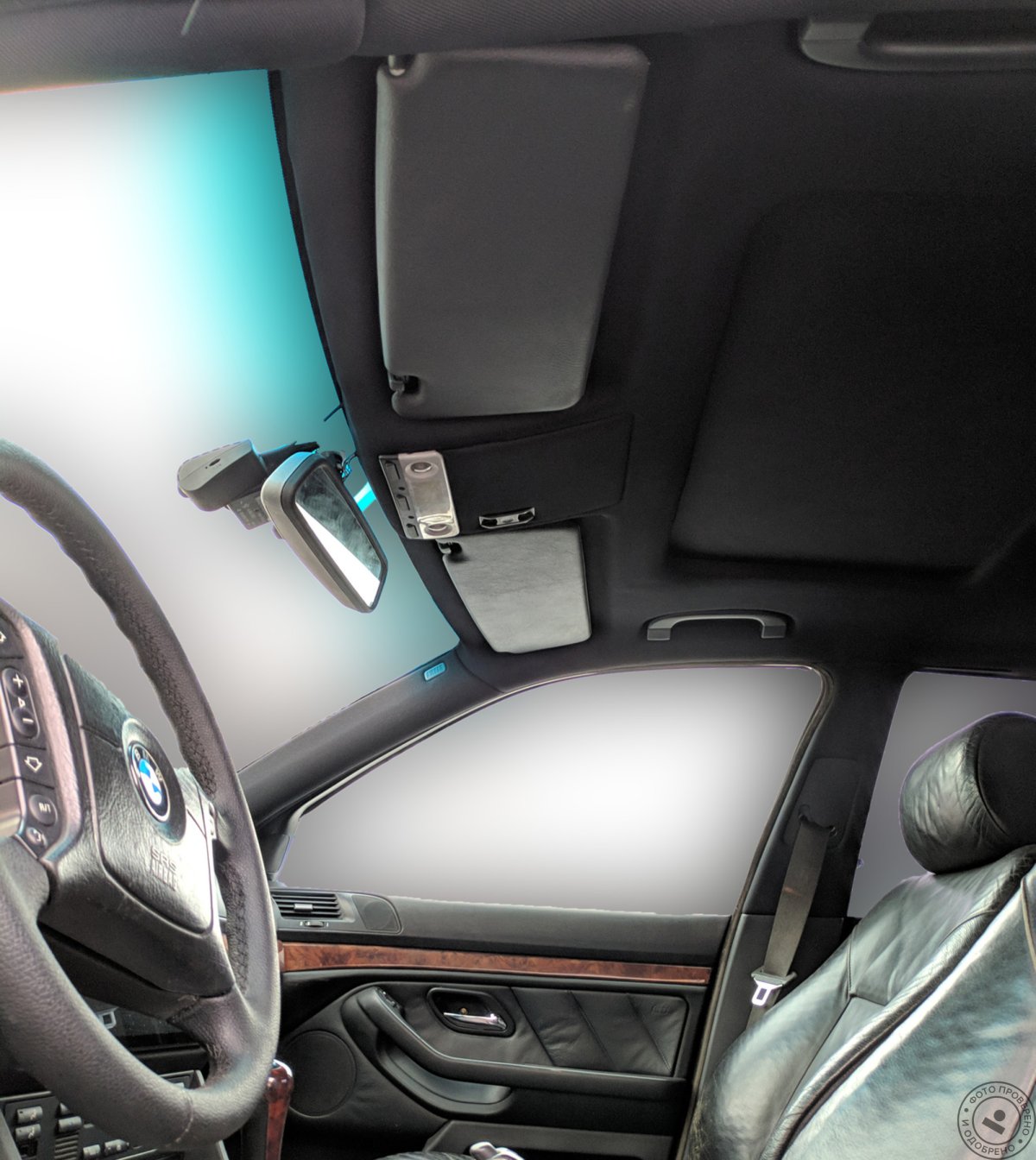 Infiniti qx70 чёрный потолок алькантарой