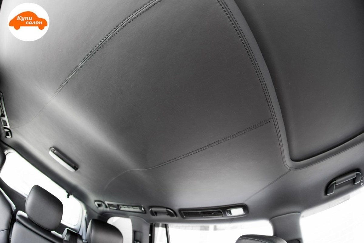 Перетяжка потолка в алькантару w205