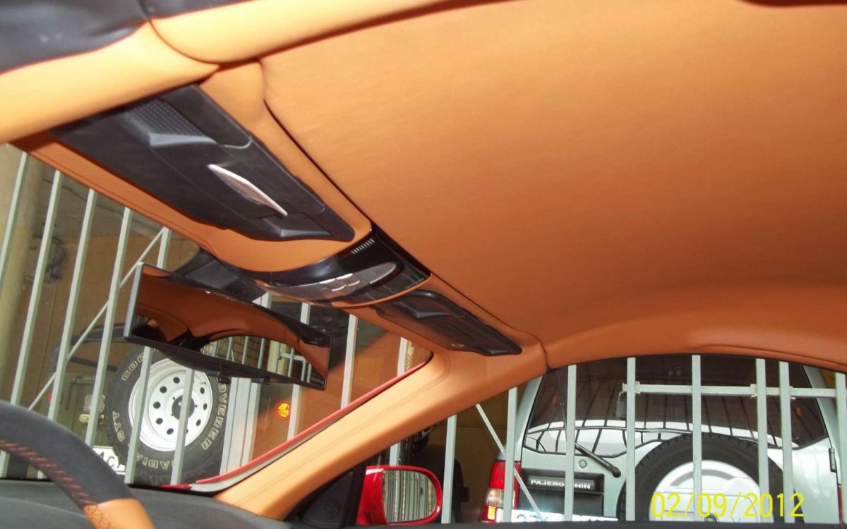 GS 300 потолок алькантарой