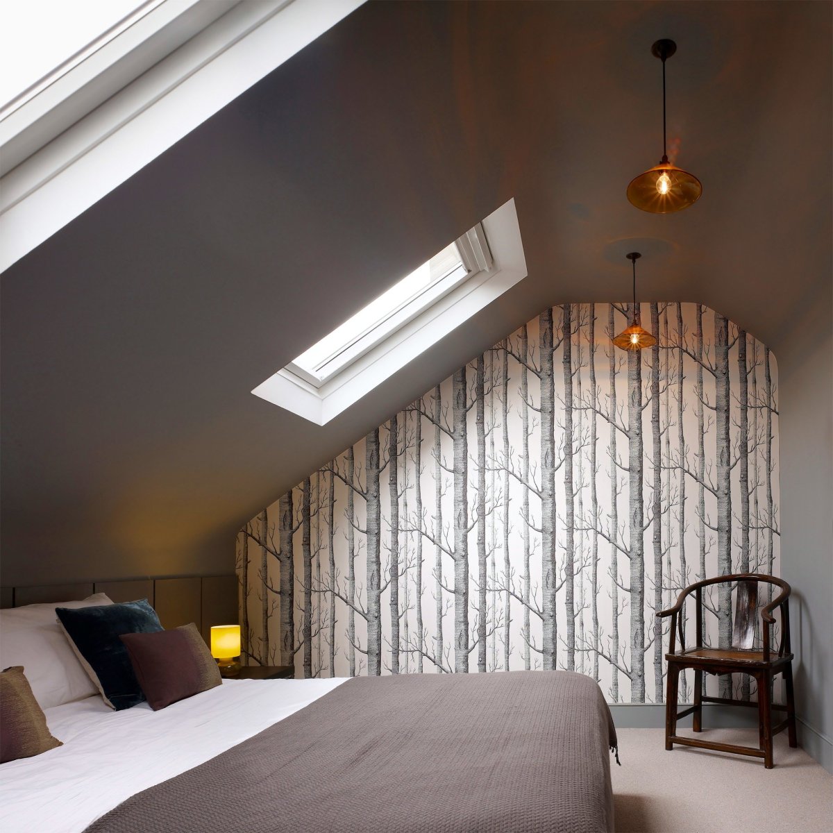 Спальня на мансарде