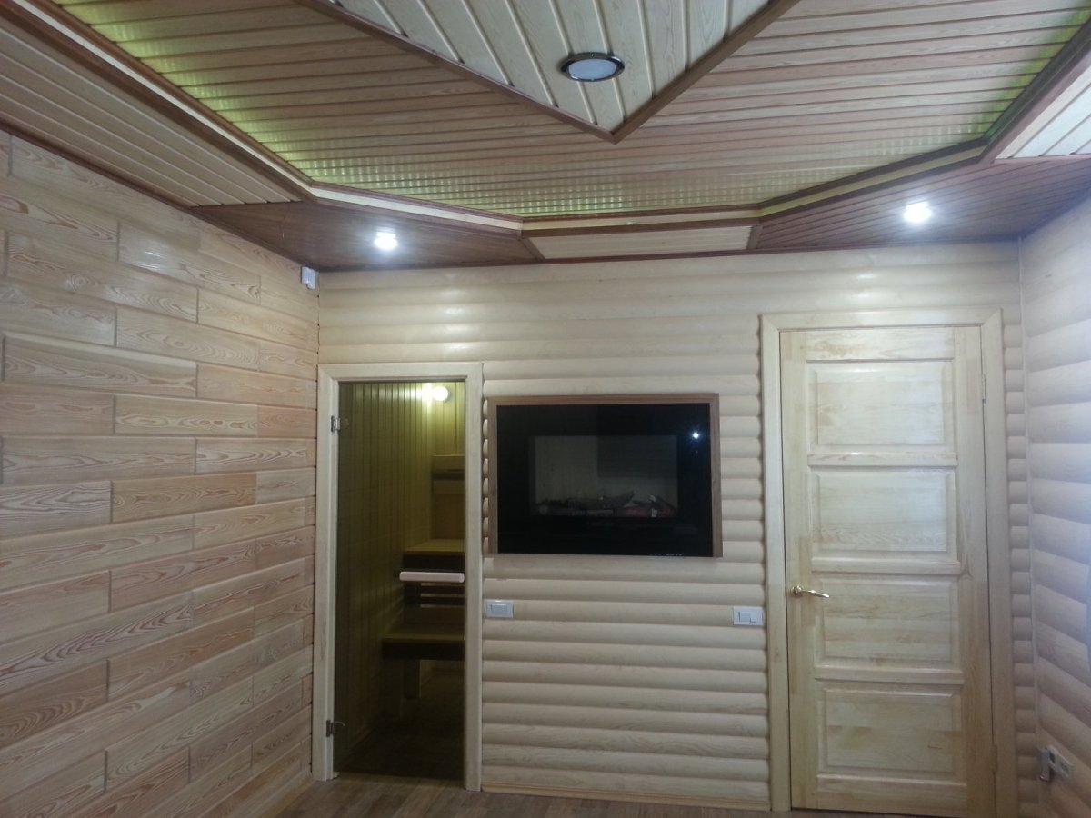 Дом обшитый вагонкой дерево