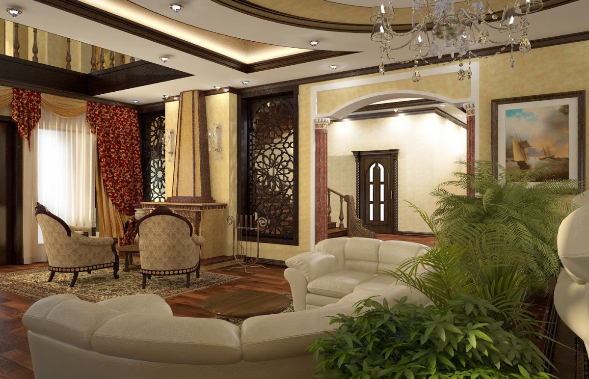 Потолок в Восточном стиле