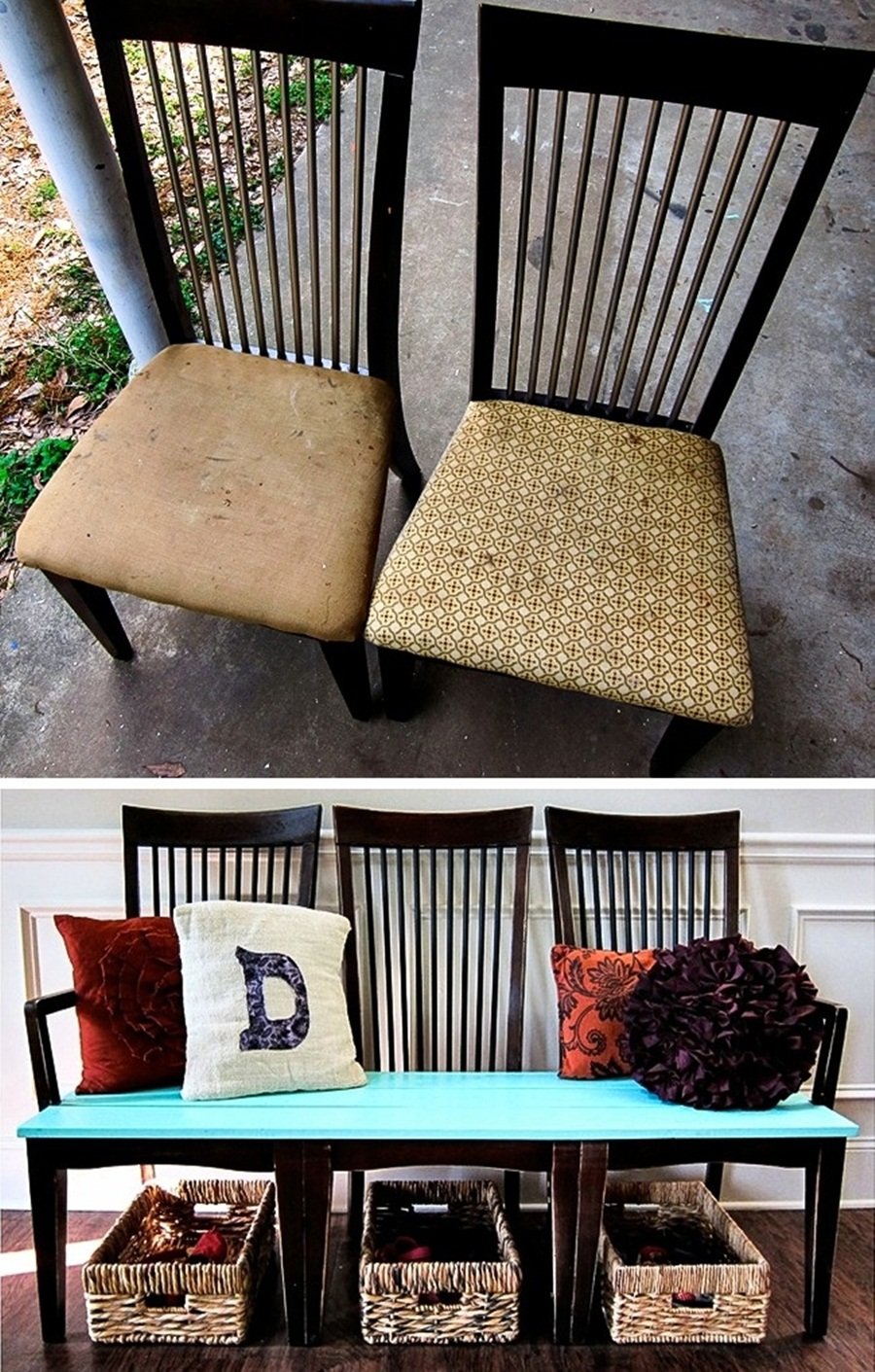 Вторая жизнь продуктов. Дизайнерские вещи из старых вещей. Идеи из старых стульев. Из старой мебели в дизайнерскую. Дизайнерские вещи для интерьера.