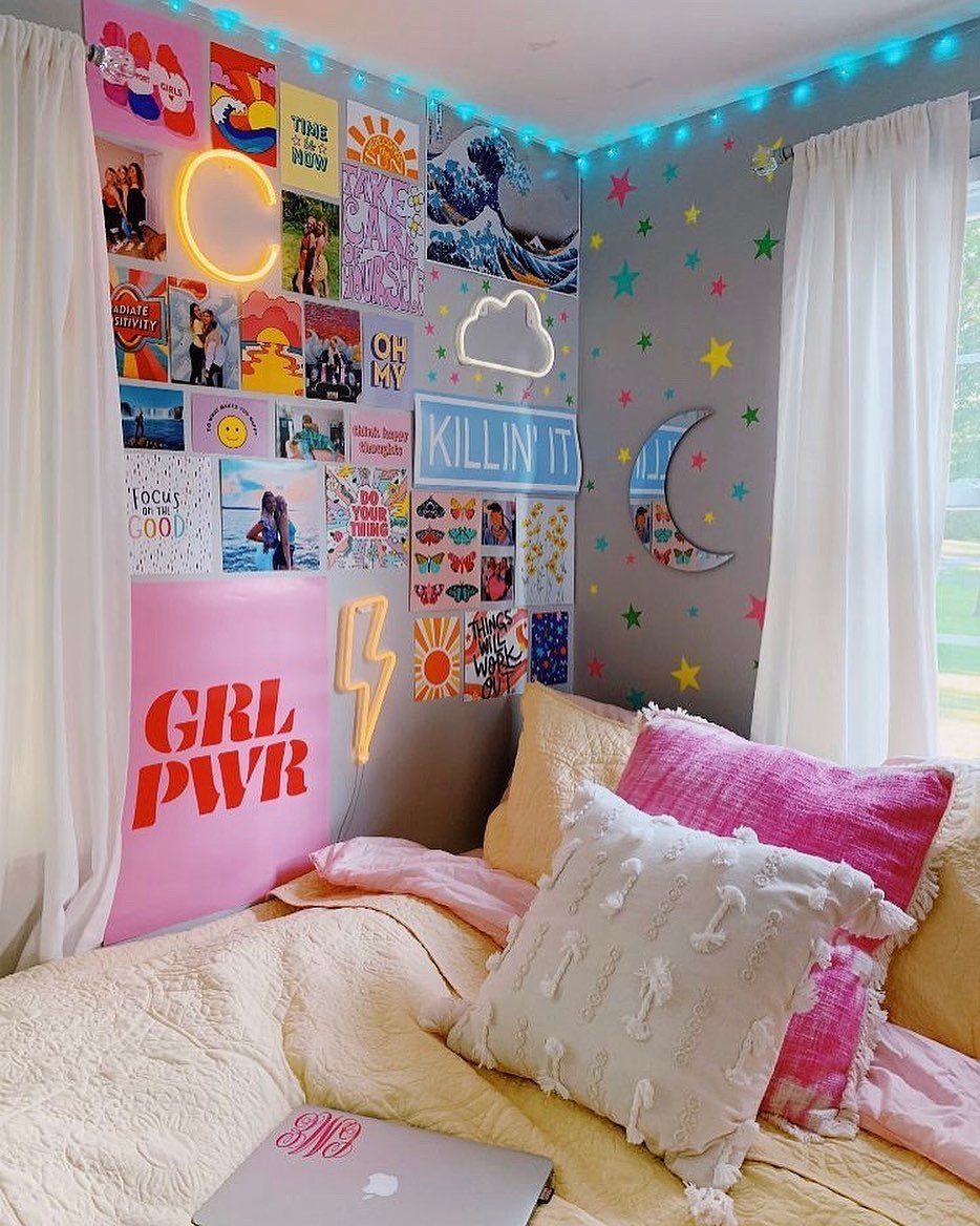 Как украсить комнату девочки-подростка своими руками: простые идеи | DekoDiz | Дзен