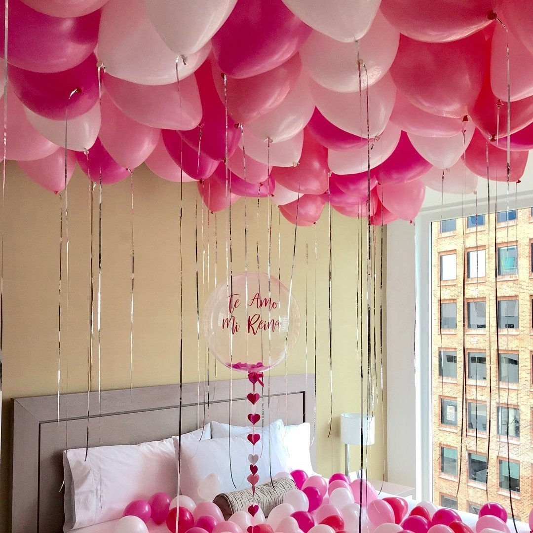 фото шаров на день рождения в домашних условиях
