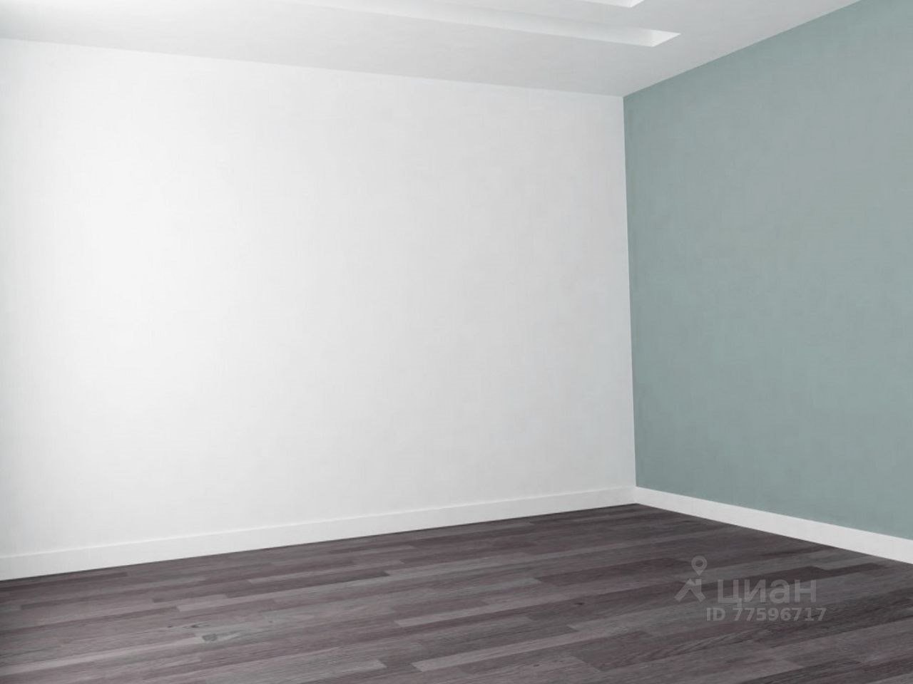 Corner view. Пустая комната. Угол комнаты. Серая комната без мебели. Интерьер комнаты без мебели.