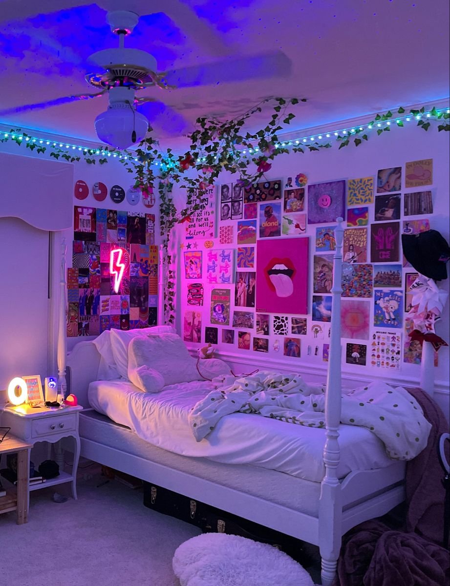 декор комнаты в стиле indie kid