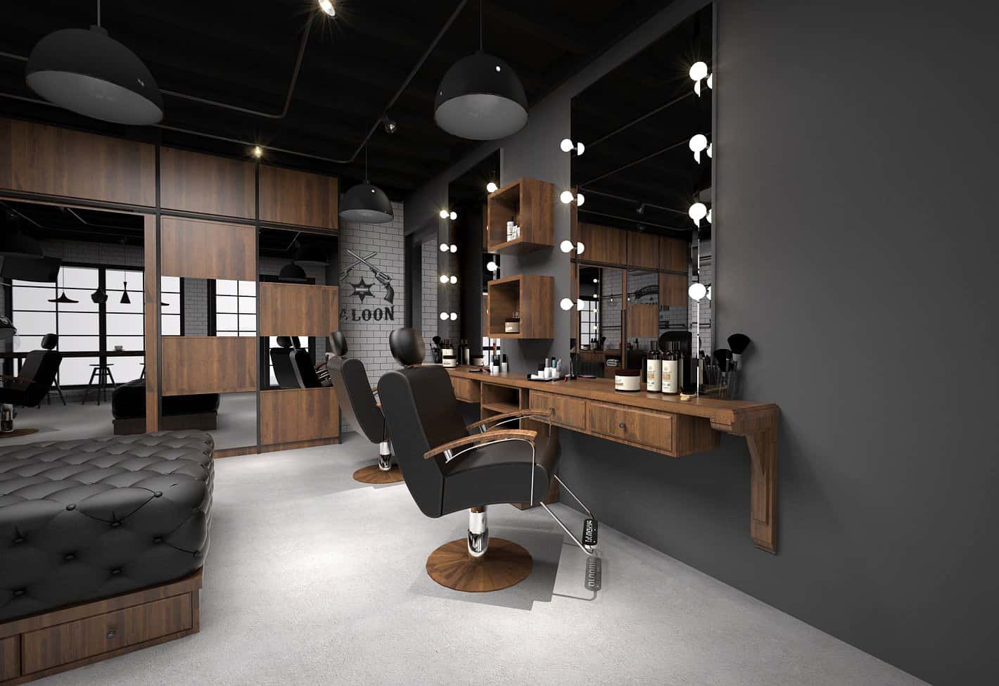 Barbershop интерьер