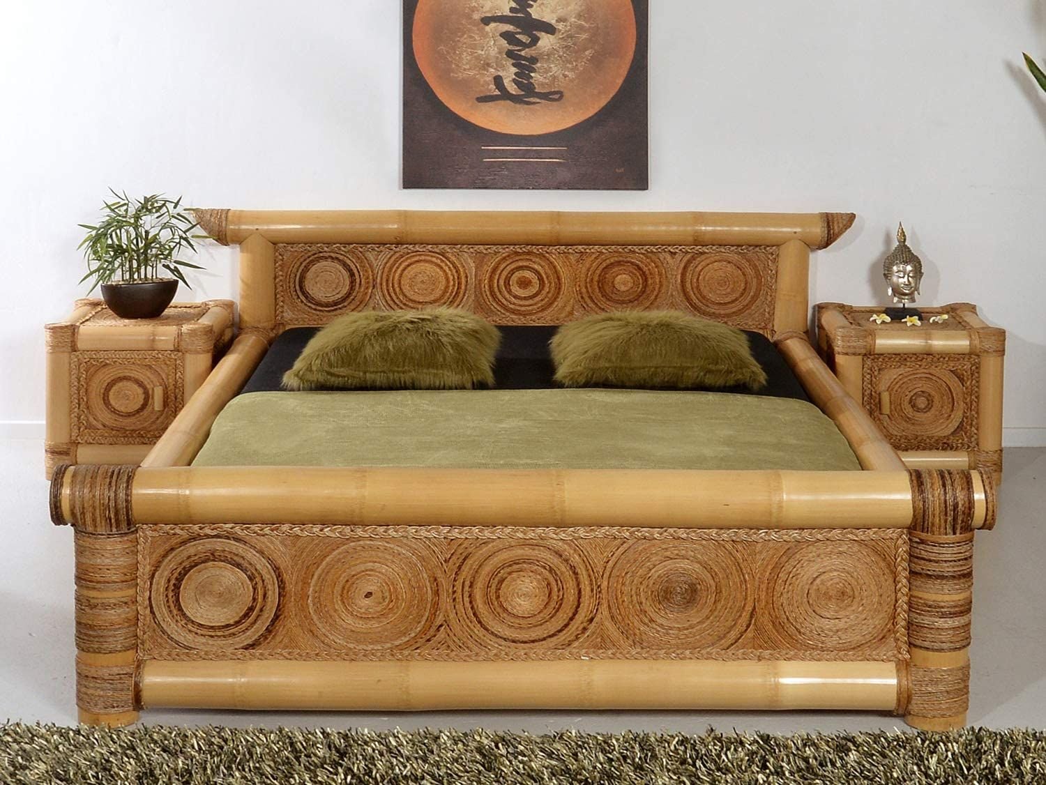 Мебель из бамбука кровать