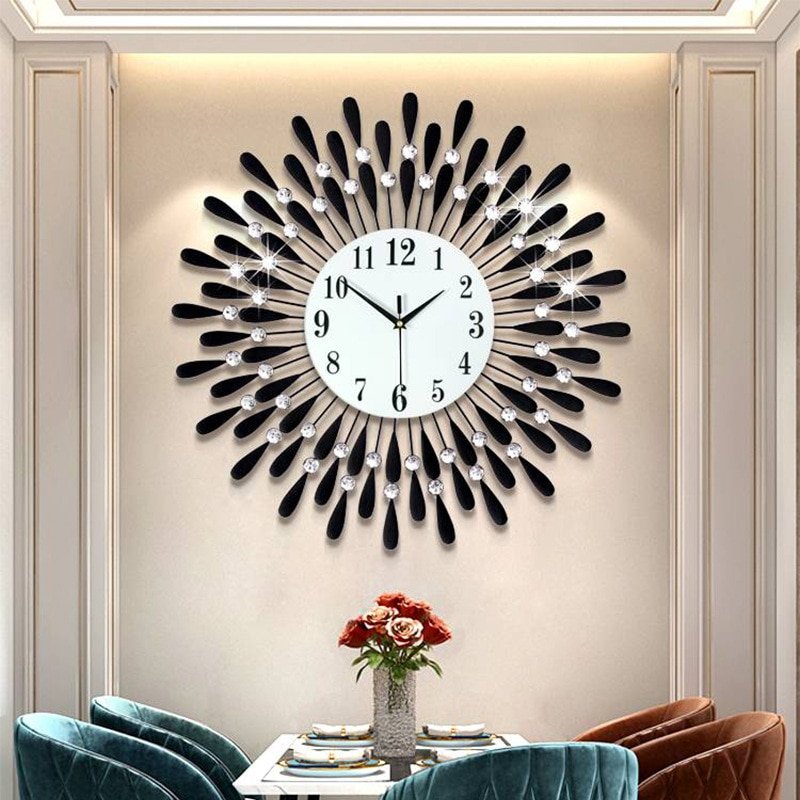 Современные настенные часы в гостиную - 57 фото