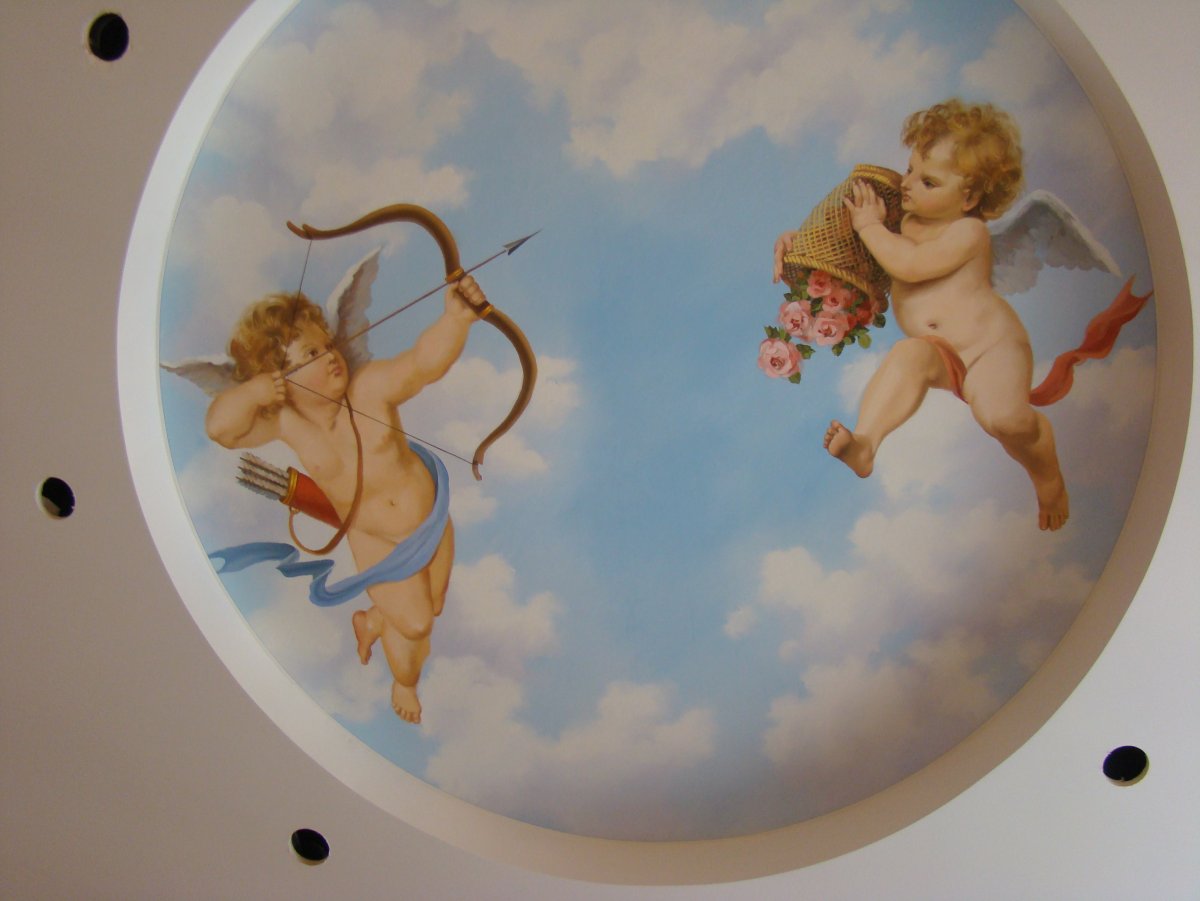 Потолок с ангелочками