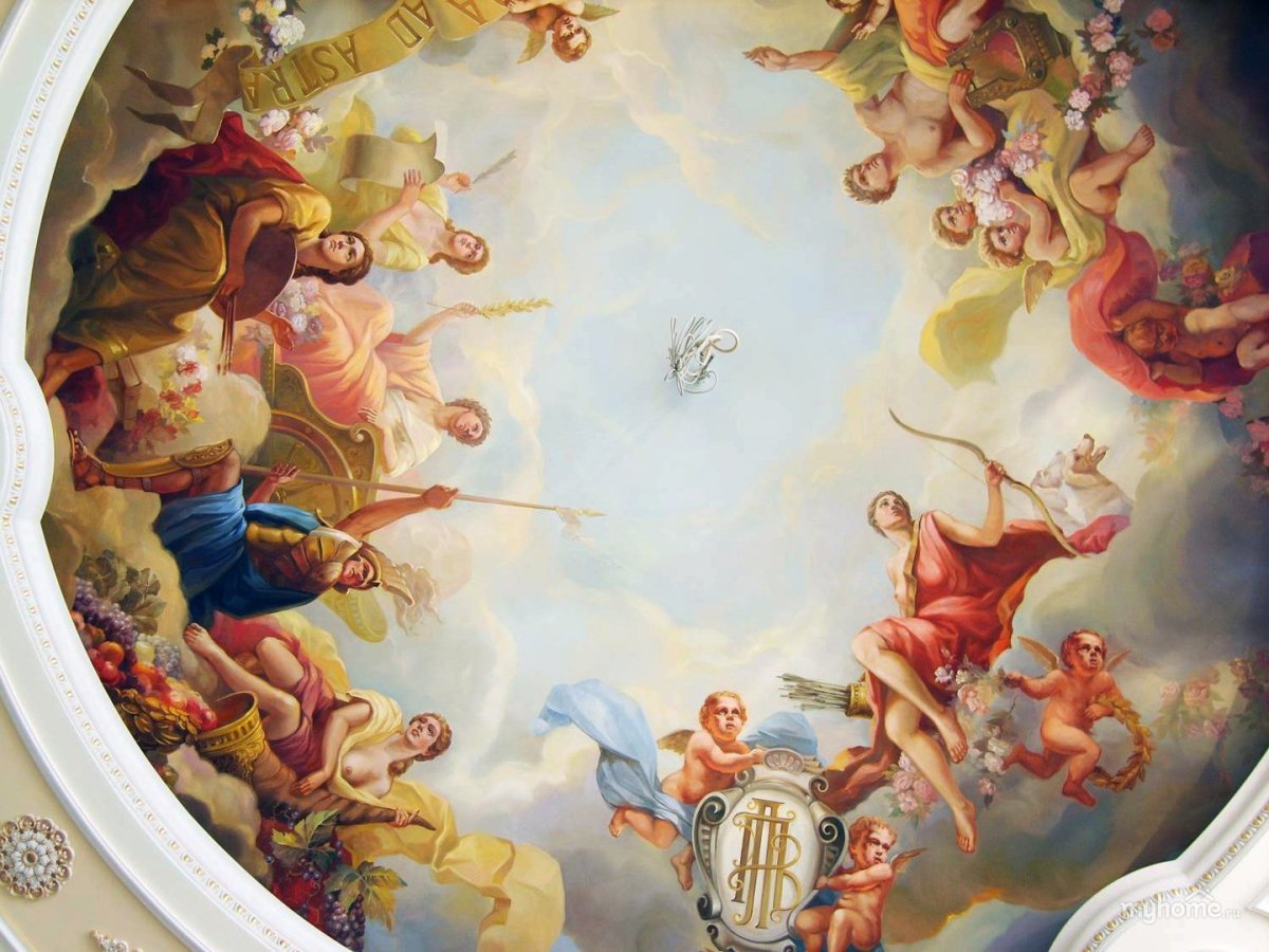 Потолок с ангелочками