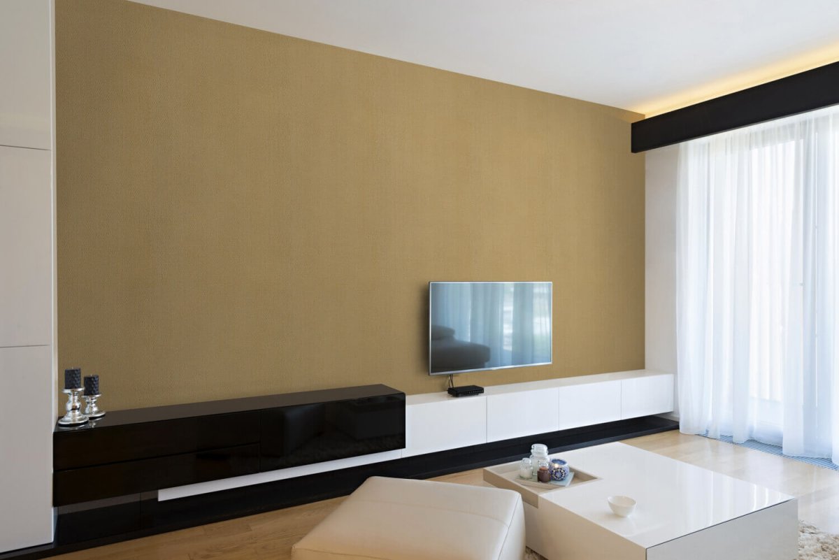 Дизайн гостинной со стеклообоями