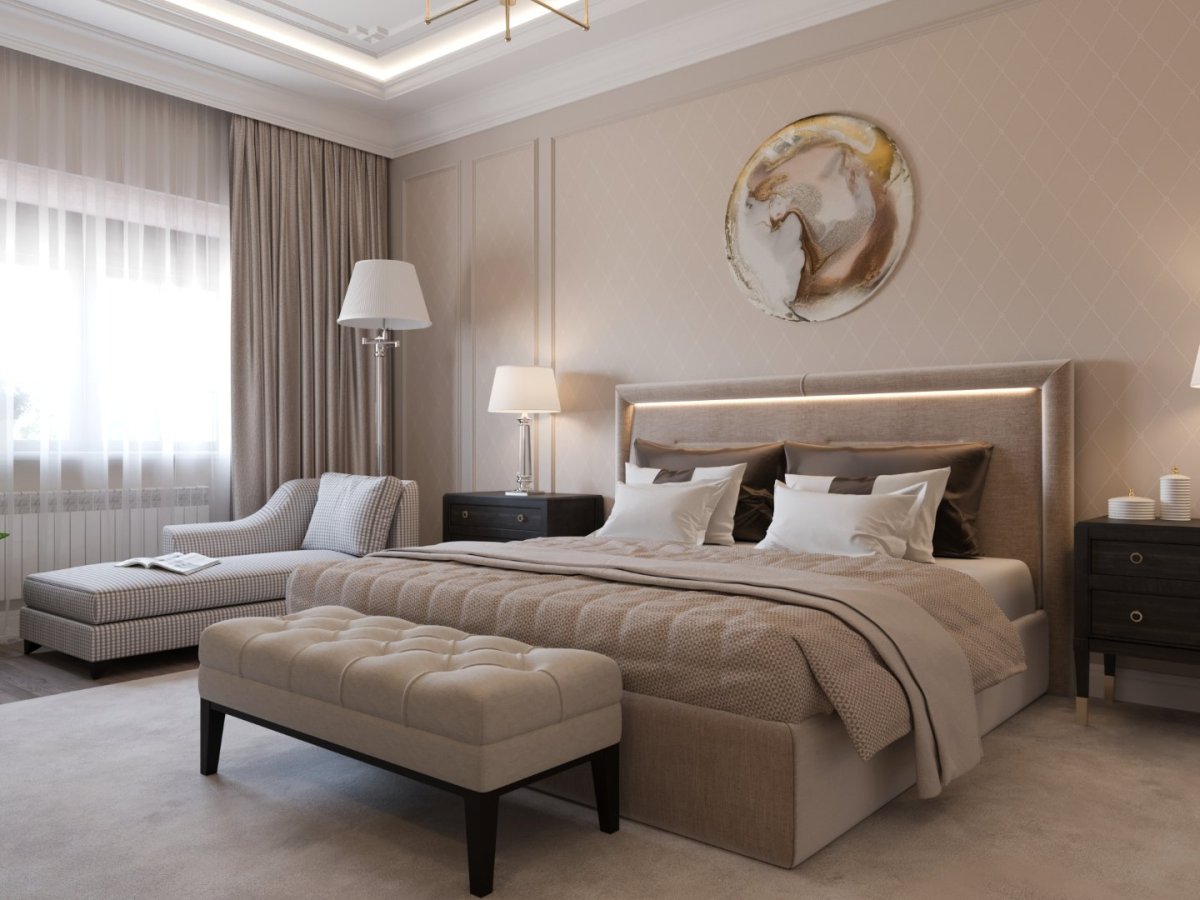 Спальня в Светлом стиле