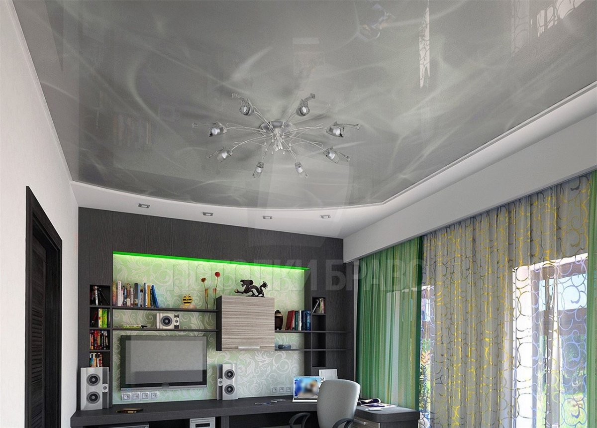 Красивые натяжные потолки