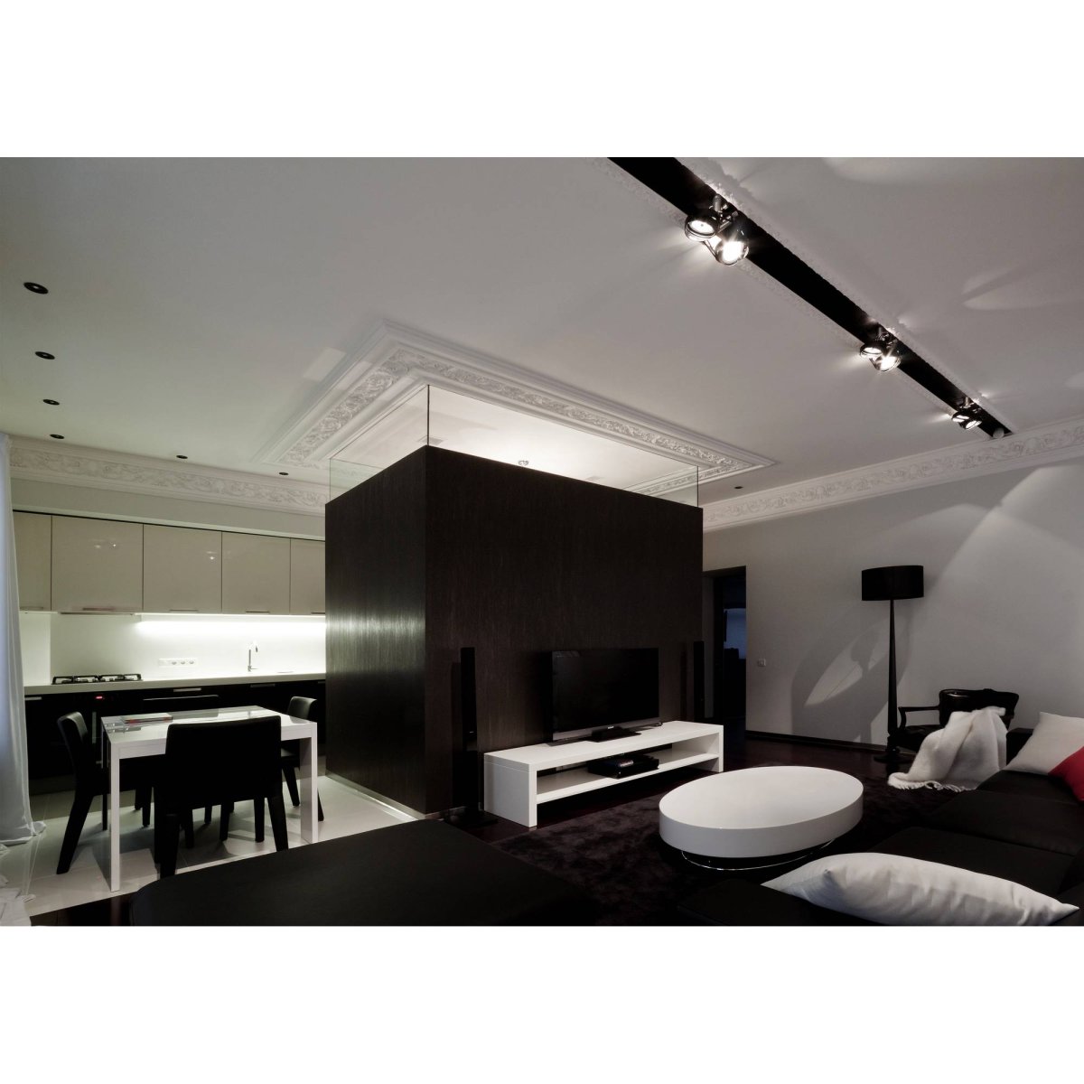 Споты в интерьере