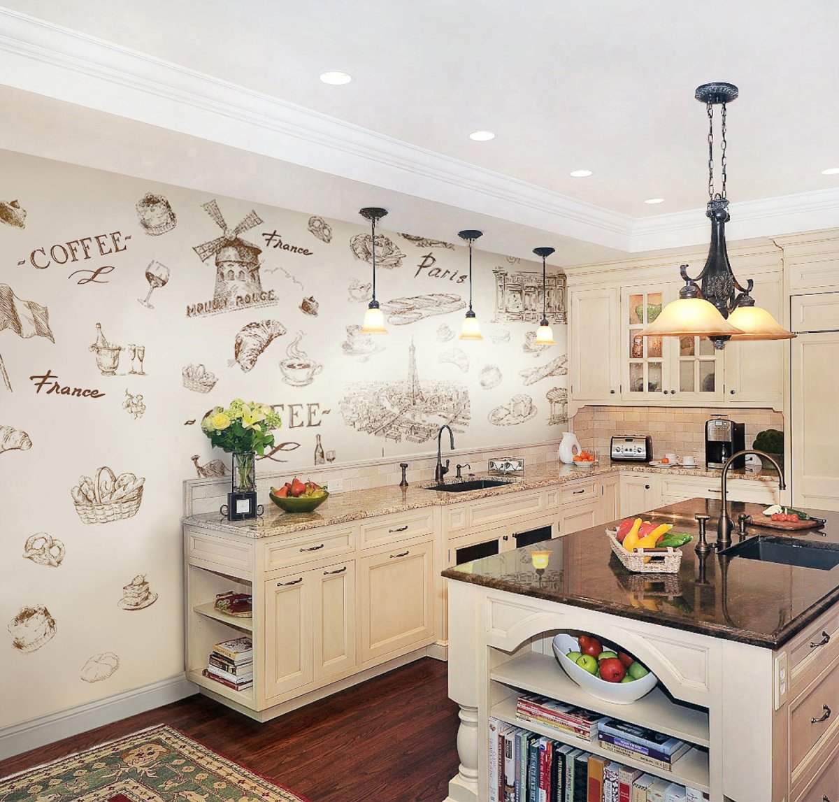 Отделка кухни вагонкой