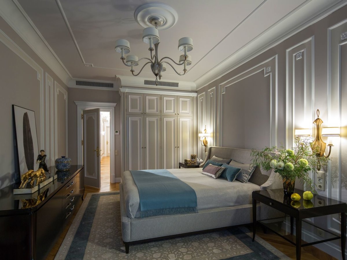 Гостиная столовая Неоклассика