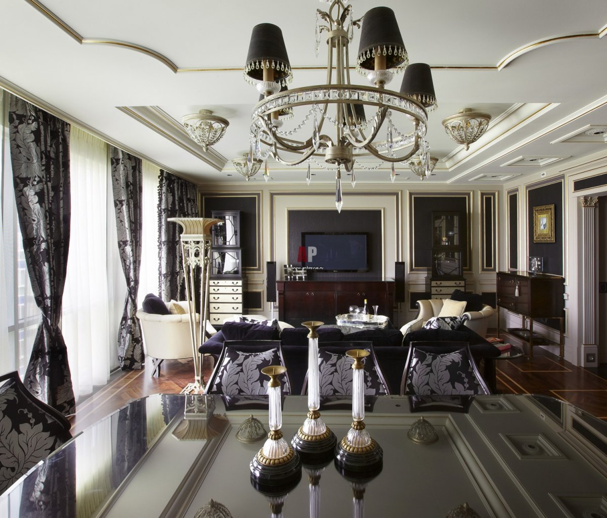 Гостиная Неоклассика Италия Кристофер Гай