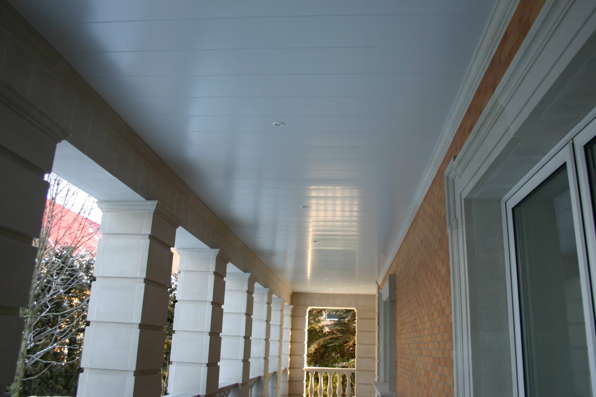 Сайдинг на потолок