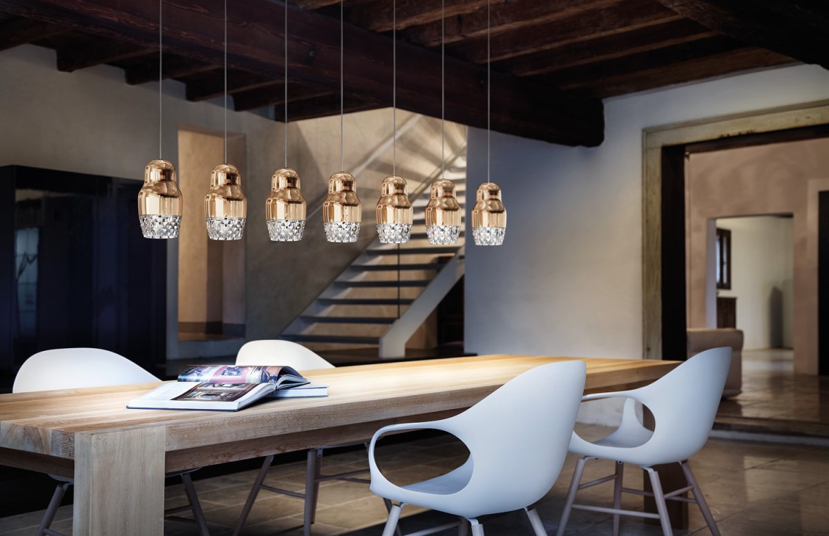 Подвес Crystall e27 Lamp Modern Pendant Lights Dini