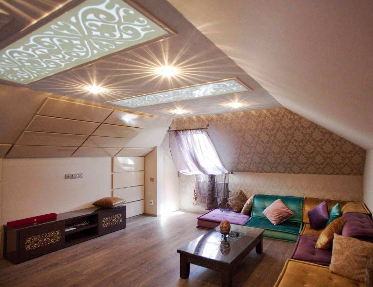 Спальня на мансардном этаже