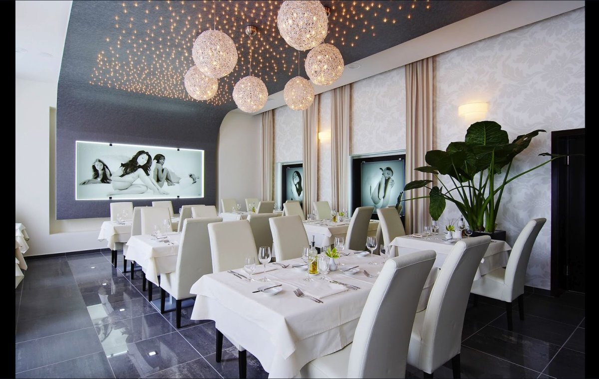 Современный интерьер ресторана