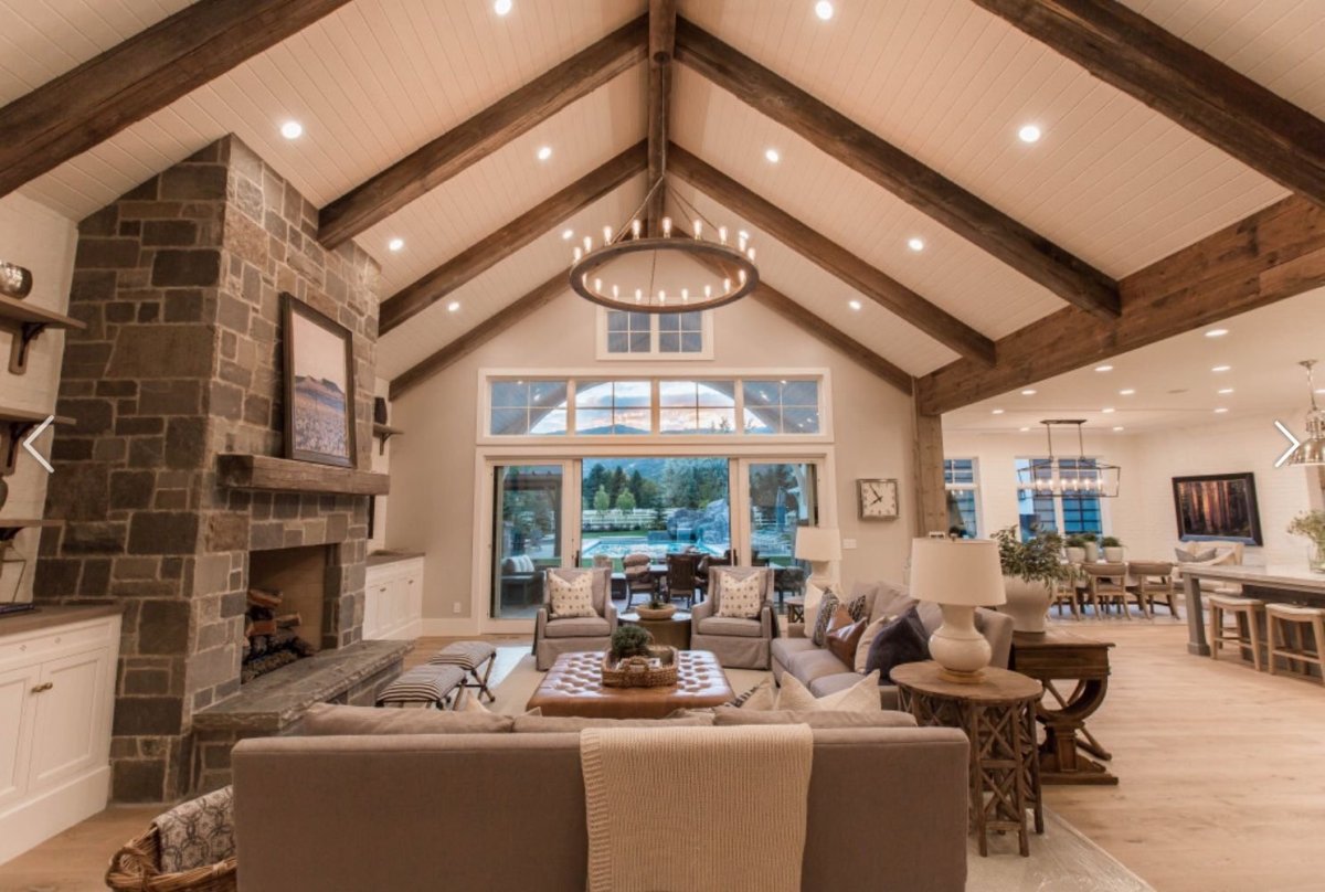 Сводчатые потолки с балками