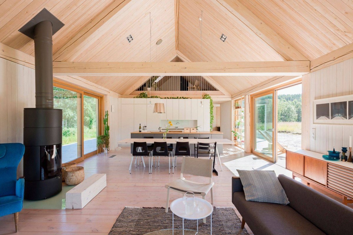 Интерьер в стиле барнхаус