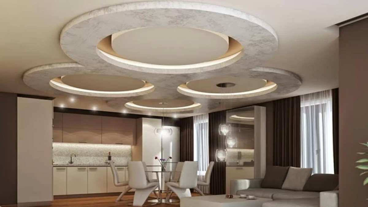 Красивые потолки из гипсокартона