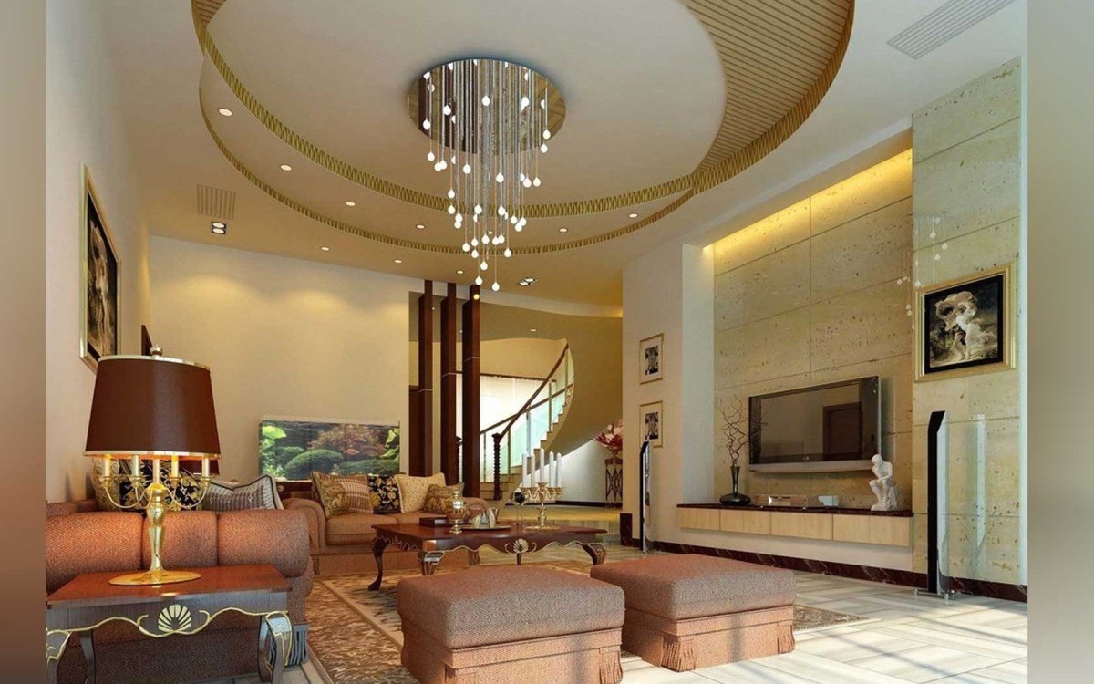 Потолки из гипсокартона для спальни