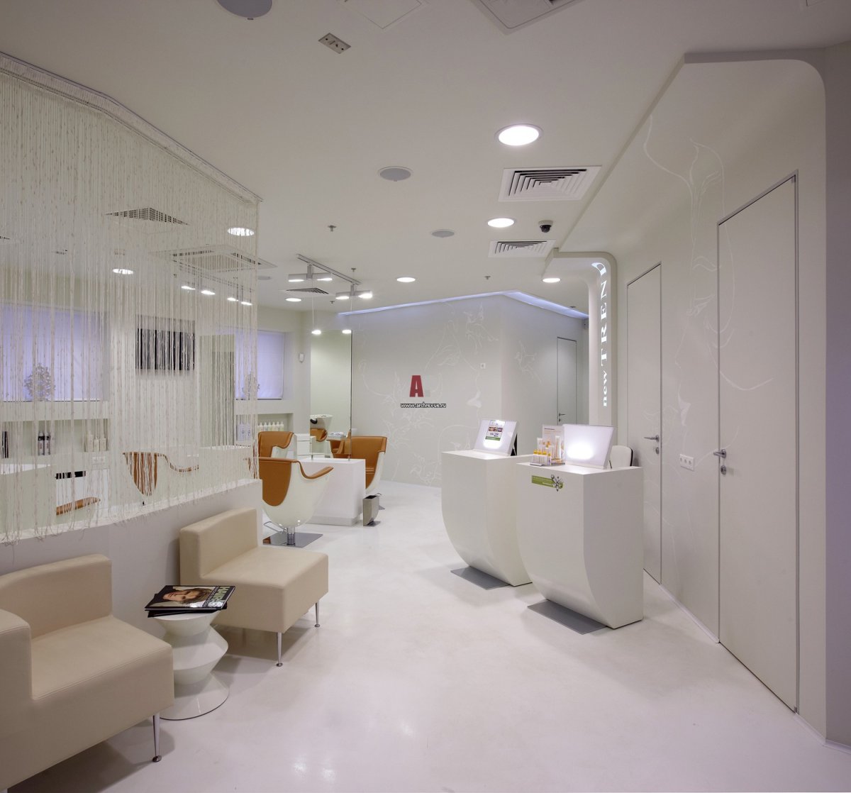 Зонирование в салоне красоты