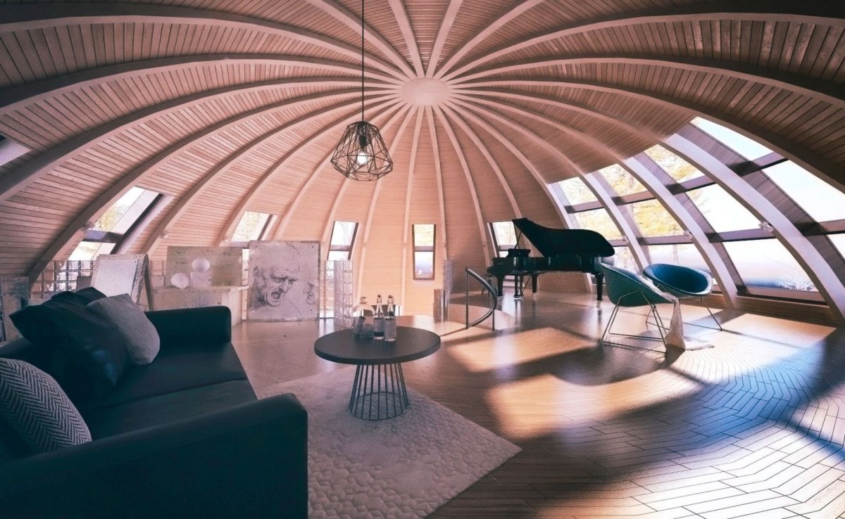 Геокупол интерьер