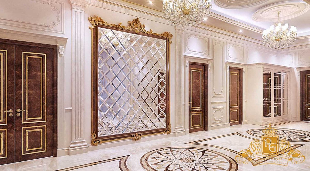 Натяжные потолки фотопечать Версаче