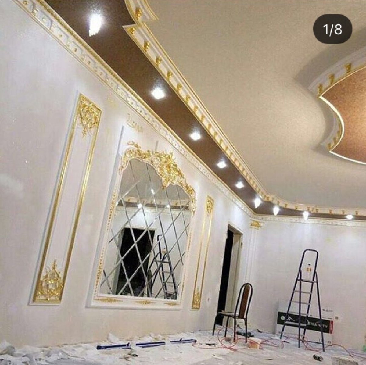 Натяжные потолки классика Барокко