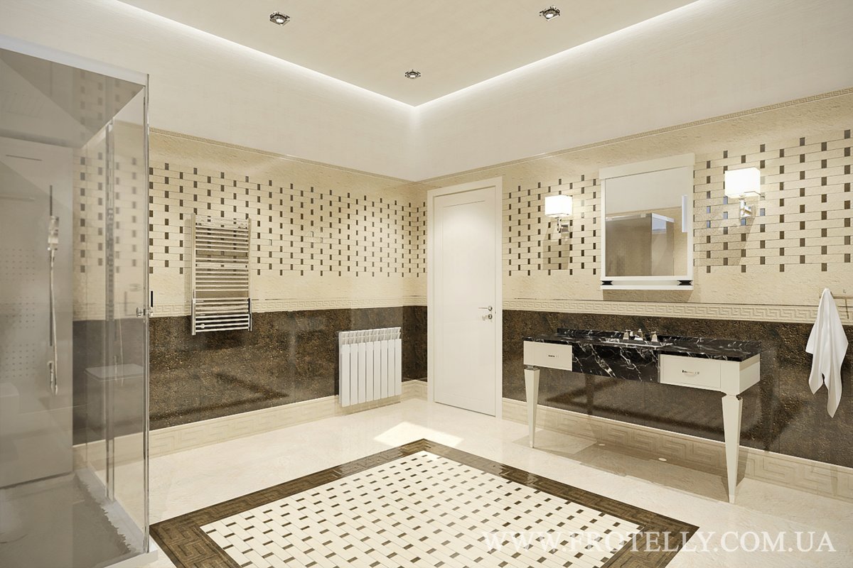 Натяжные потолки спальня в стиле Барокко