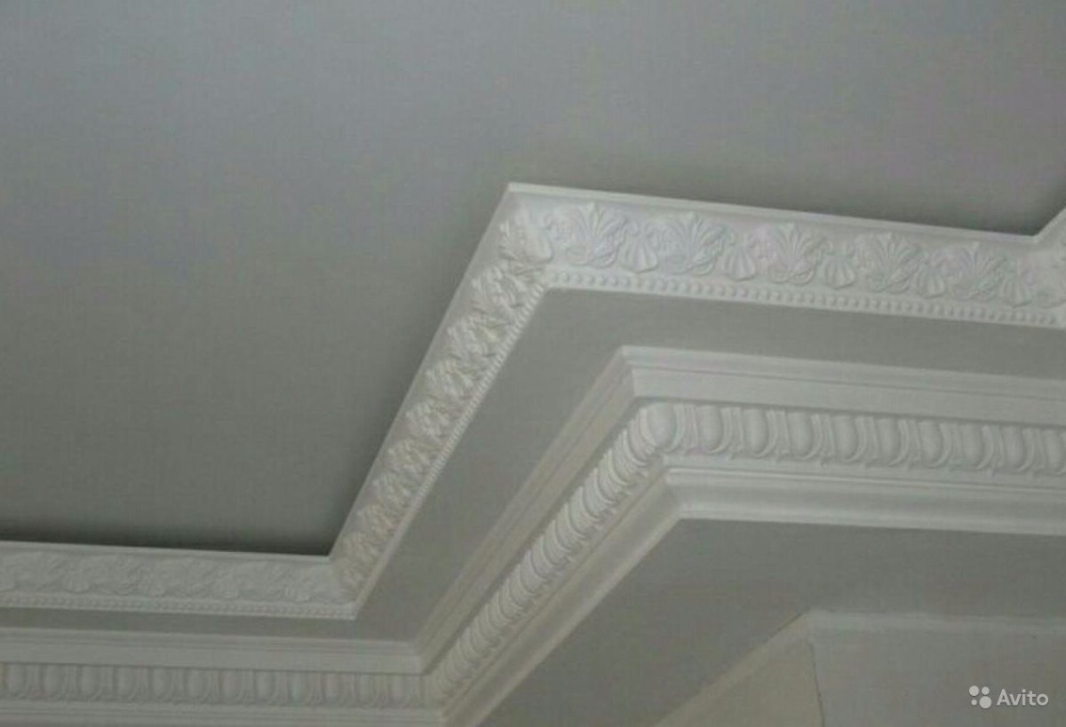 Плинтус потолочный для натяжного потолка nb60 48х29х2000мм