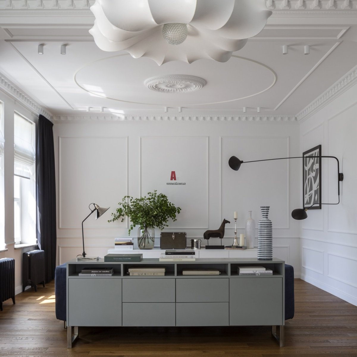 Лепнина в современном интерьере