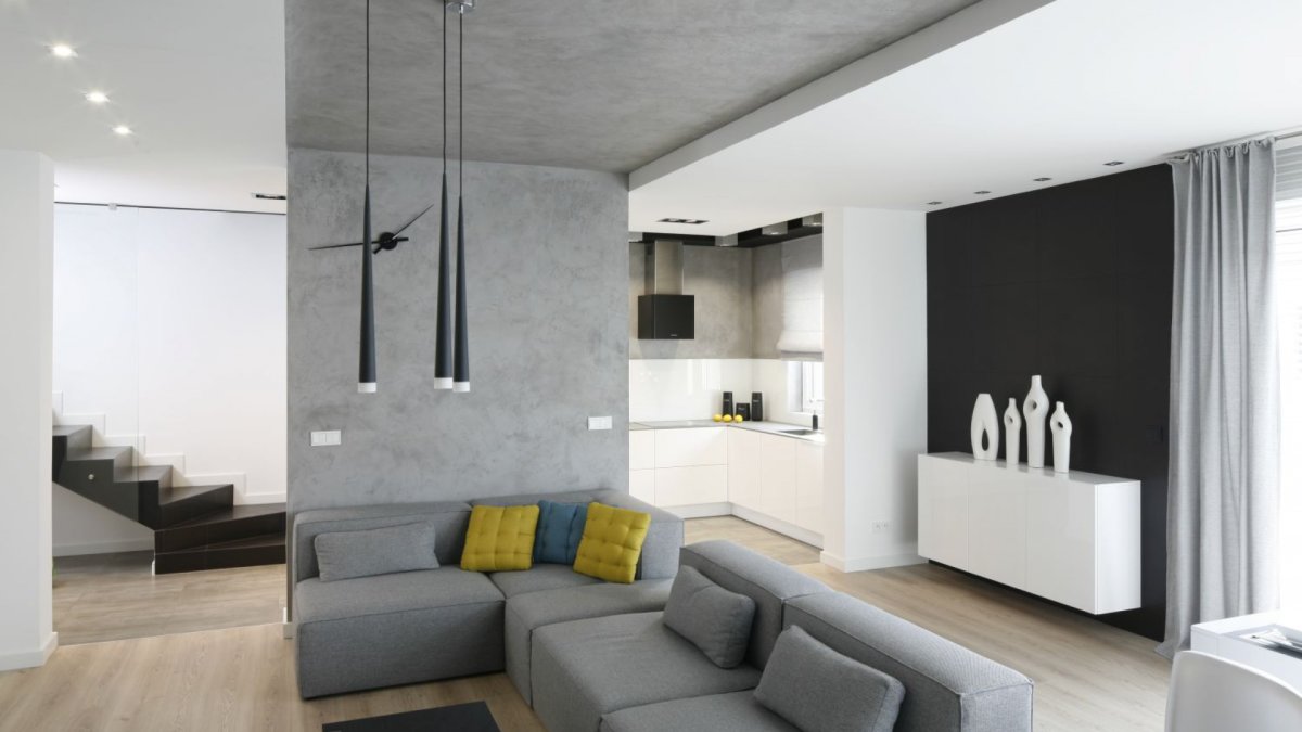 Квартира в стиле лофт Индастриал