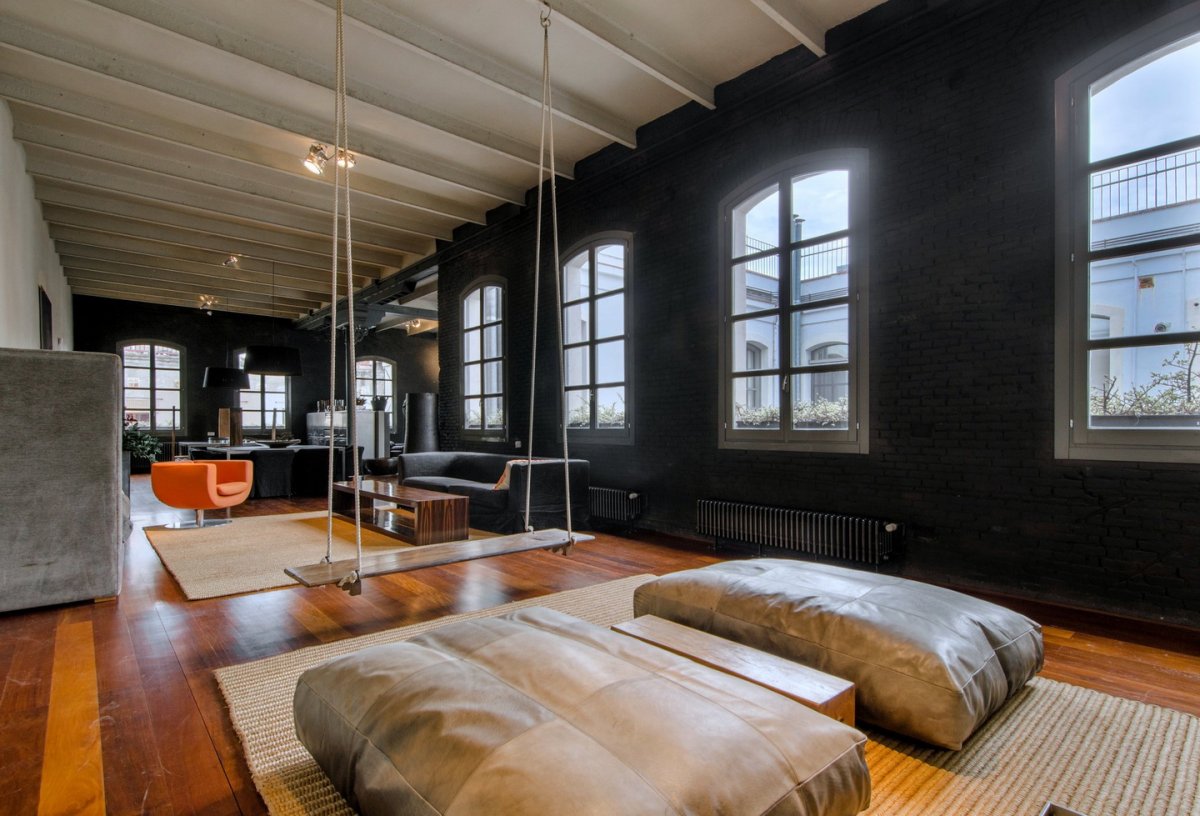 Потолок в стиле лофт Индастриал