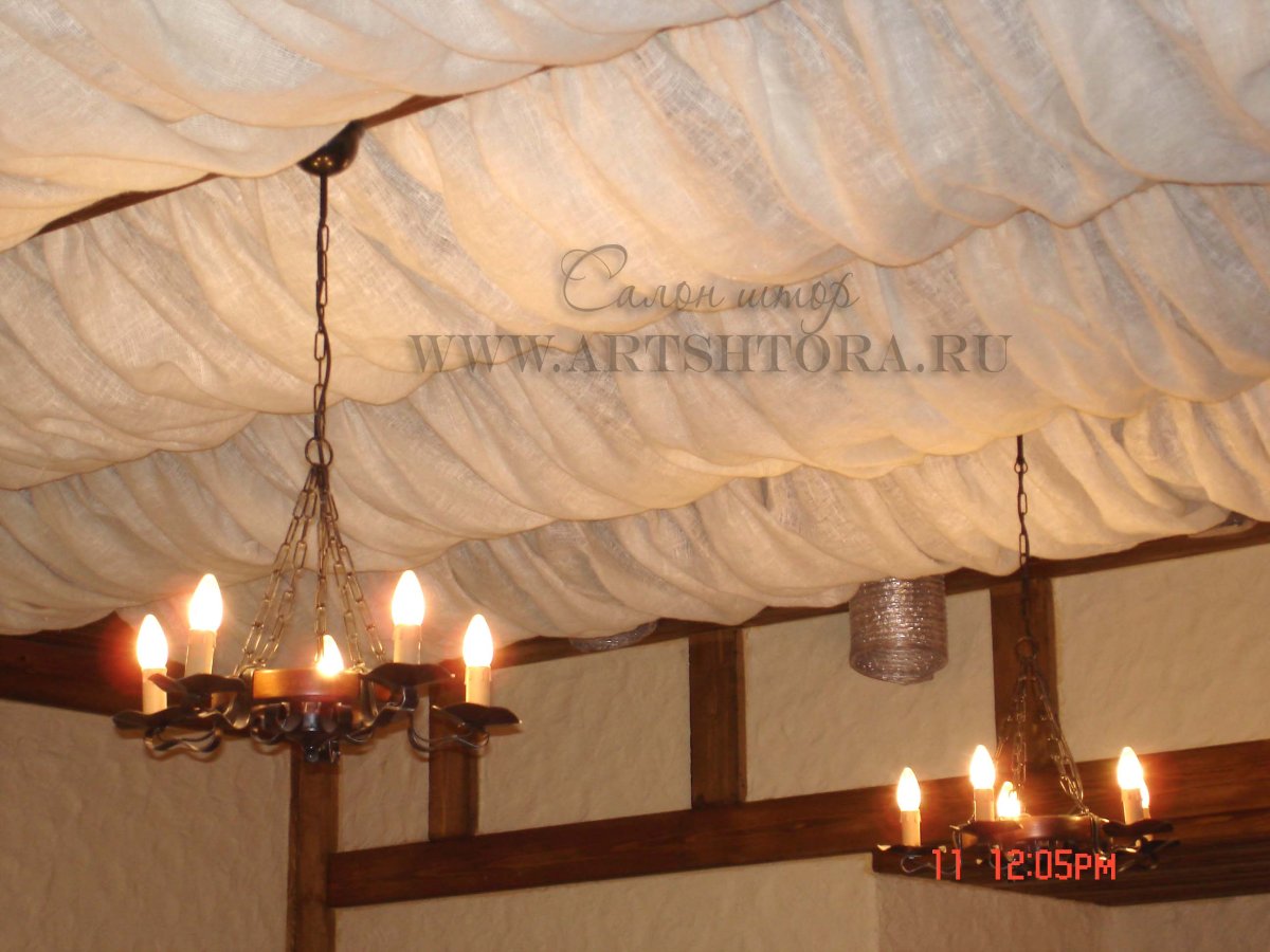 Потолок в беседке