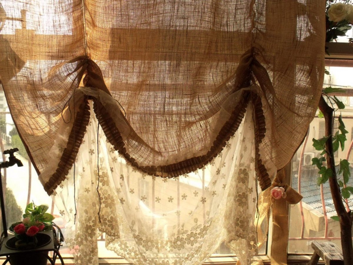 Шторы для открытой веранды